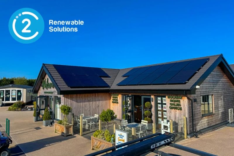 Commercial solar with C2 Renewable Solutions at Bowland Fell Holiday Park, Yorkshire